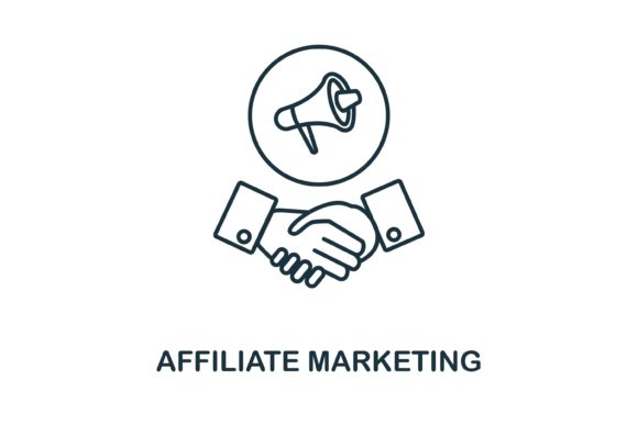 Affiliate Marketing Icon: Graphics and Icons for Local Business