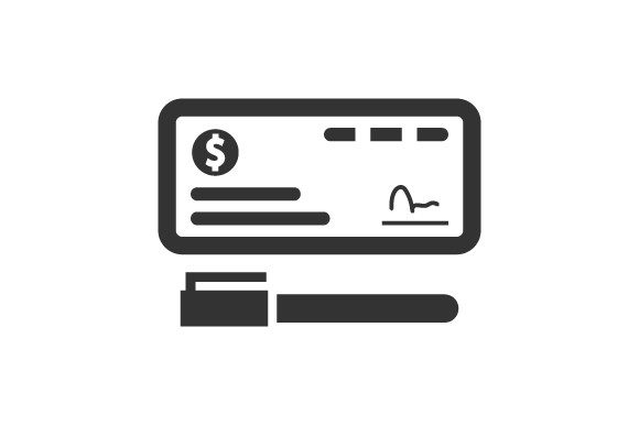 Bank Check Icon Review