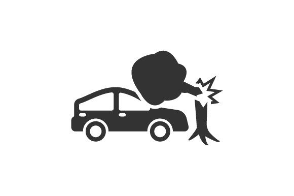 Car Accident Icon Graphics and Icons
