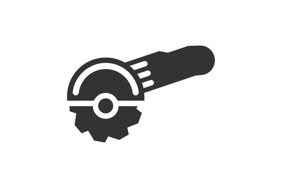 Circular Saw Machine Icon: Graphics and Icons for Local Business