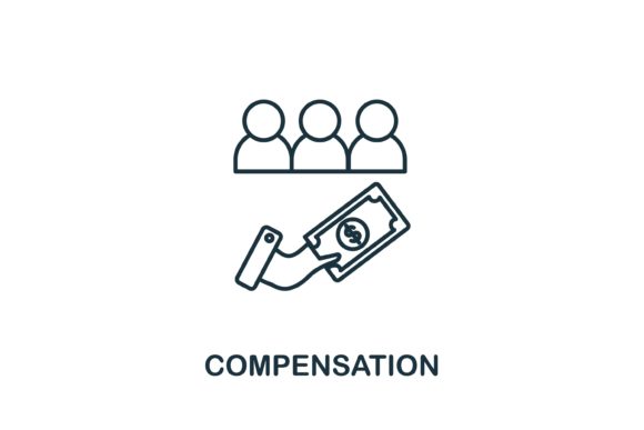 Compensation Icon: Graphics and Icons for Creative Design