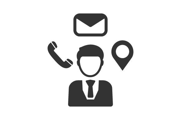Contact Us Icon: Graphics and Icons for Local Business