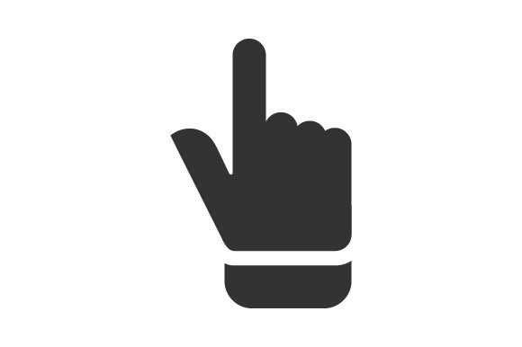 Cursor, Finger Icon: Graphics and Icons for Creative Design