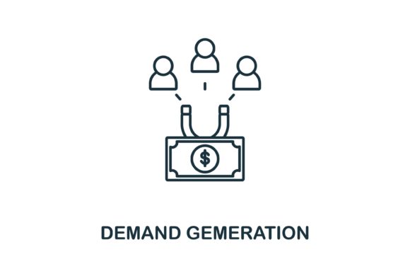 Demand Gemeration Icon: Graphics and Icons for Creative Design