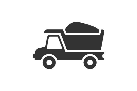 Dump Truck Icon: Graphics & Icons for Digital Sellers