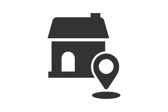 Home Location Icon: Graphics and Icons for Real Projects