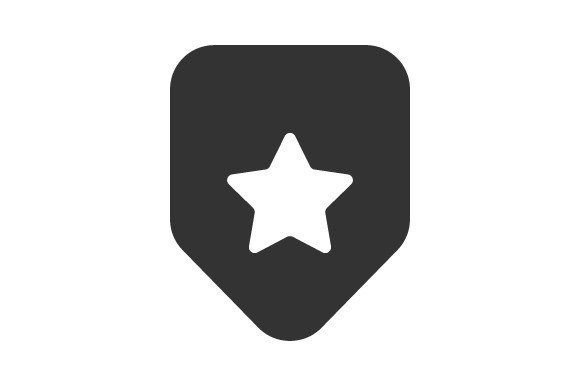 Police Badge Icon: Graphics and Icons for Editorial Design