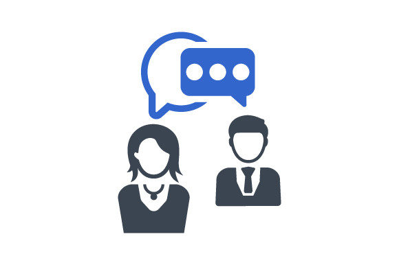 Problem Discussion Icon: Graphics and Icons for Branding