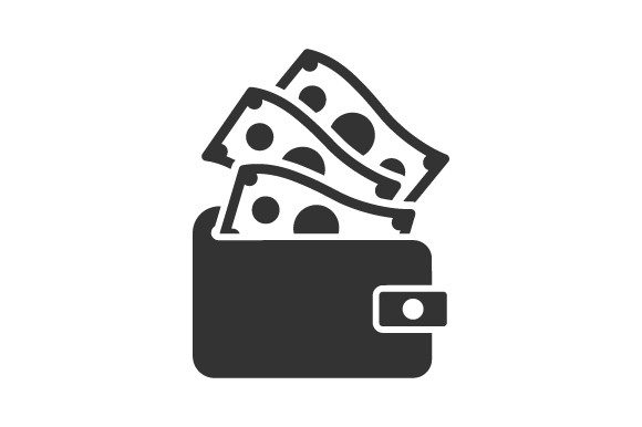 Wallet, Cash Icon Graphics and Icons