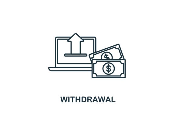 Withdrawal Icon: Graphics for Real Business Use